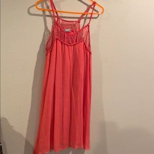Pink Flowing Summer Dress